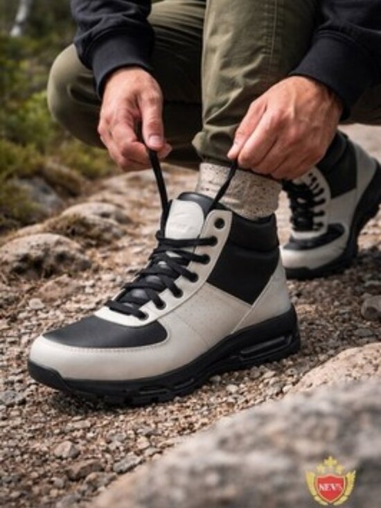Nike Air Max Goadome Boots Black Light Bone Hiking Boots Men’s Size 10 New main image 7